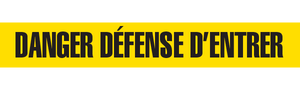 DANGER DEFENSE - Barricade Tape (Case of 12 Rolls)