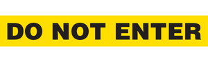DO NOT ENTER - Barricade Tape (Case of 12 Rolls)