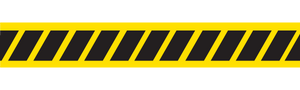 Hazard Stipe - Barricade Tape (Case of 12 Rolls)