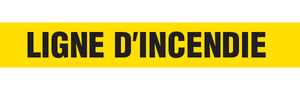 LIGNE D'INCENDIE - Barricade Tape (Case of 12 Rolls)
