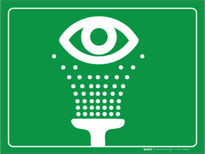 Emergency Eye Wash - Floor Marking Sign