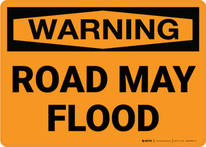 Warning: Road May Flood Landscape