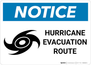 Notice: Hurricane Evacuation Route Landscape