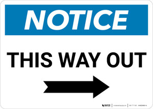 Notice: Tornado Safe Area Landscape