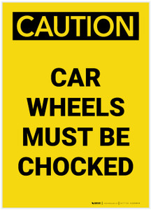 Caution: Sidewalk Closed - Use Other Side Landscape with Icon ANSI - Label