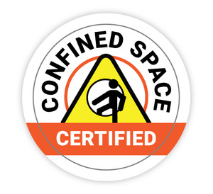 Confined Space Certified - Hard Hat Sticker
