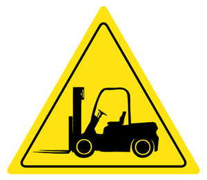 Yield Forklift Sign Yield Forklift Sign