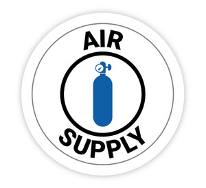 Air Supply - Hard Hat Sticker