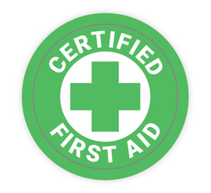 CPR Trained/Certified - Hard Hat Sticker