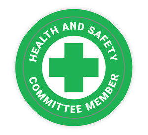 Health and Safety Committee Member - Hard Hat Sticker