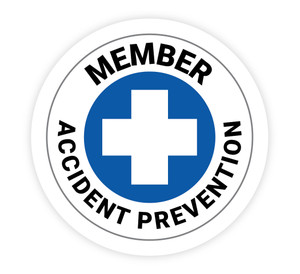 Accident Prevention Member - Hard Hat Sticker