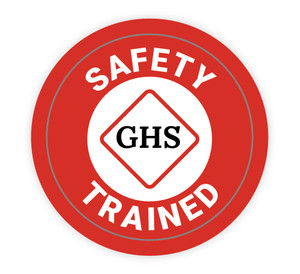 GHS Safety Trained - Hard Hat Sticker