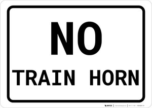 Do Not Stop on Tracks Portrait - Wall Sign