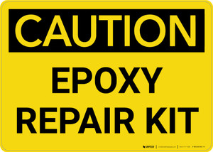 Caution: Epoxy Repair Kit Landscape