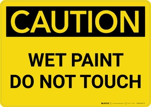 Caution: Wet Paint - Do Not Touch Landscape