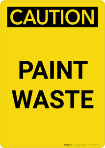 Caution: Paint Waste Portrait