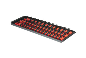 3 Rail Twist Lock Socket Boss 13", Red - 1/4", 3/8" & 1/2" 3 Rail Twist Lock Socket Boss 13", Red - 1/4", 3/8" & 1/2"