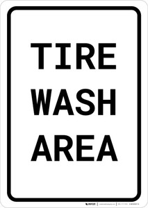 Tire Wash Area Portrait