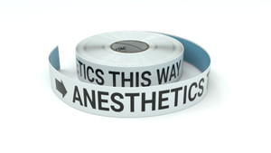 Anesthetics This Way With Right Arrow - Inline Printed Floor Marking Tape