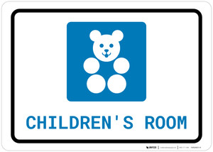 Children's Room with Icon Landscape - Wall Sign