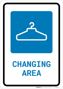 Changing Area with Icon Portrait - Wall Sign