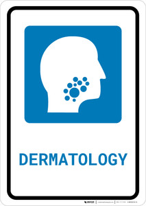 Dermatology with Icon Portrait - Wall Sign