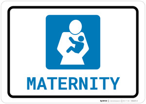 Maternity with Icon Landscape - Wall Sign