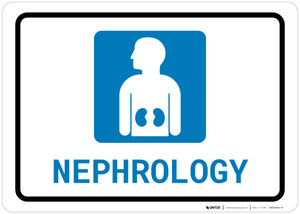 Nephrology with Icon Landscape - Wall Sign