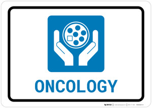 Oncology with Icon Landscape - Wall Sign