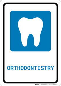 Orthodontistry with Icon Portrait - Wall Sign