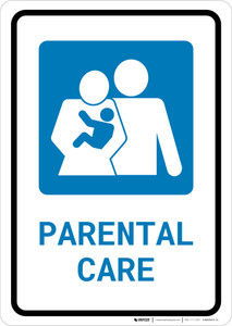 Parental Care with Icon Portrait - Wall Sign