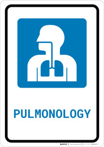Pulmonology with Icon Portrait - Wall Sign