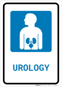 Urology with Icon Portrait - Wall Sign
