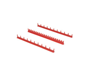 20 Tool Screwdriver Rail Set w/Mag Tape - Red