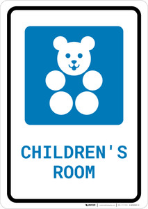 Children's Room with Icon Portrait - Wall Sign