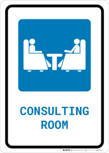 Consulting Room with Icon Portrait - Wall Sign