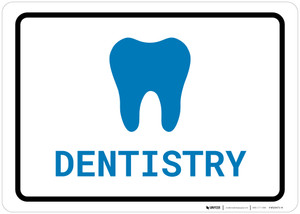 Dentistry with Icon Landscape v2 - Wall Sign