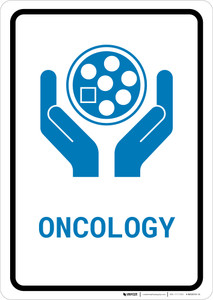Oncology with Icon Portrait v2 - Wall Sign