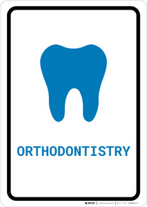 Orthodontistry with Icon Portrait v2 - Wall Sign