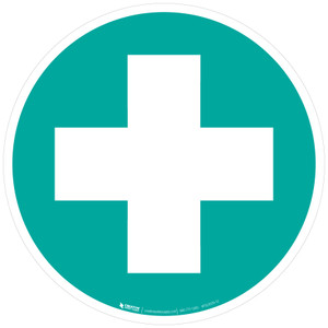 Cross Colored - Floor Sign