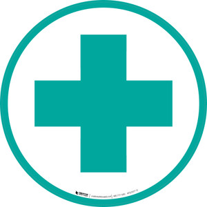 Cross White - Floor Sign