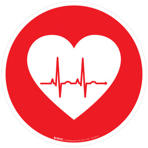 ECG Colored - Floor Sign