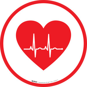 ECG White - Floor Sign