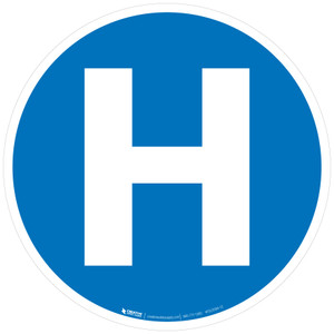 Hospital Colored - Floor Sign