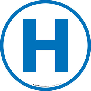 Hospital White - Floor Sign