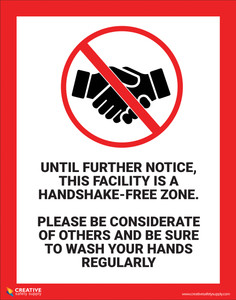 Handshake Free - Poster Handshake Free - Poster