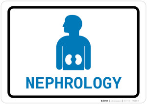 Nephrology with Icon Landscape v2 - Wall Sign