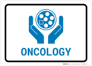 Oncology with Icon Landscape v2 - Wall Sign