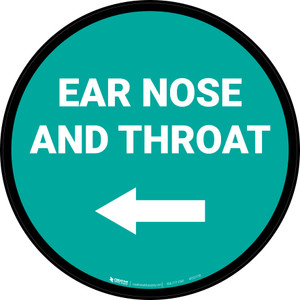 Ear Nose And Throat Arrow Left Circular