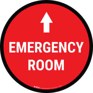 Emergency Room Arrow Straight Circular